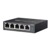 TP-Link Omada DS105GP Netzwerk-Switch Unmanaged Gigabit Ethernet (10/100/1000) Power over Ethernet (PoE) Schwarz