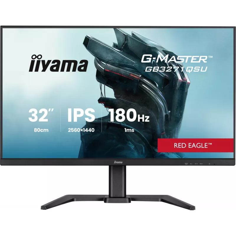 iiyama GB3271QSU-B2 Computermonitor 80 cm (31,5 Zoll) 2560 x 1440 Pixel Quad HD LED Schwarz