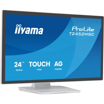 iiyama T2452MSC-W2AG Computerbildschirm 61 cm (24 Zoll) 1920 x 1080 Pixel Full HD LED Touchscreen Weiß