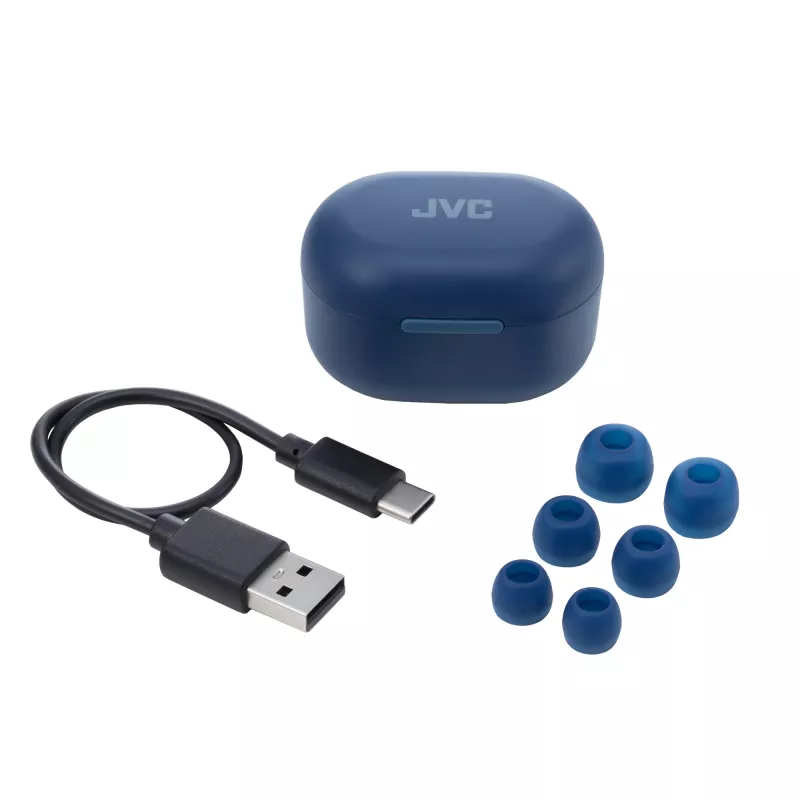 JVC Active Noise Cancelling TWS Blau