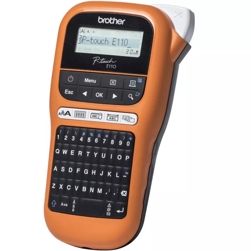 Etikettendrucker Brother PT-E110VP Thermodirekt Farbe 180 x 180 DPI 20 mm/s TZe QWERTY