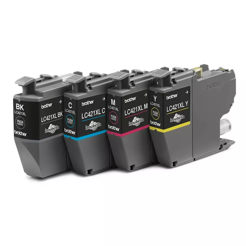 Brother LC421XLVALDR Tintenpatrone 4 Stk. Original Schwarz, Cyan, Magenta, Gelb