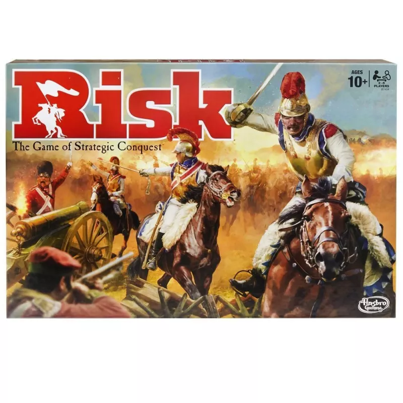 Brettspiel HASBRO Risk (Krieg) — strategisches Eroberungsspiel, ab 10 Jahren