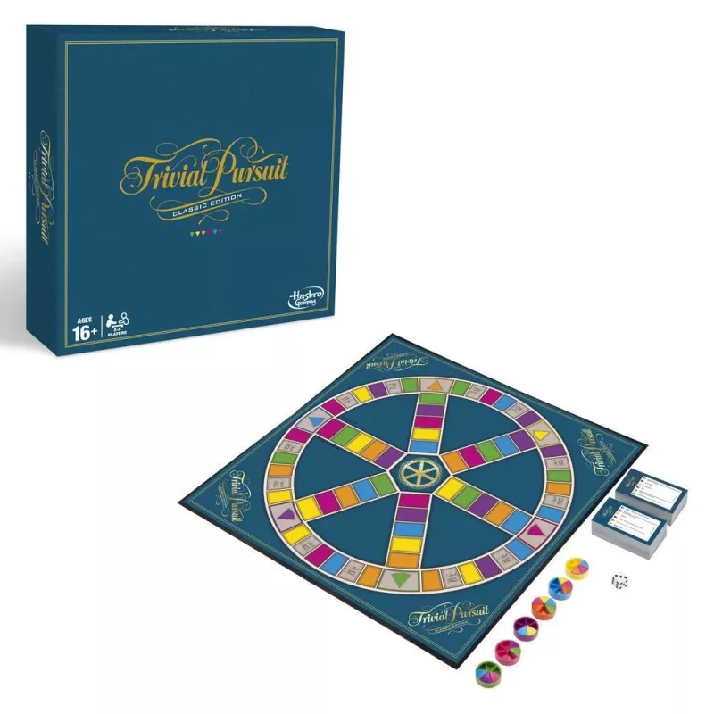 Hasbro Gaming Trivial Pursuit Spiel: Classic Edition Brettspiel Lernspiel