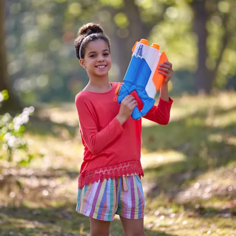 Nerf Super Soaker Twin Tide, Spielzeug-Blaster, Mehrfarbig, 6 Jahre