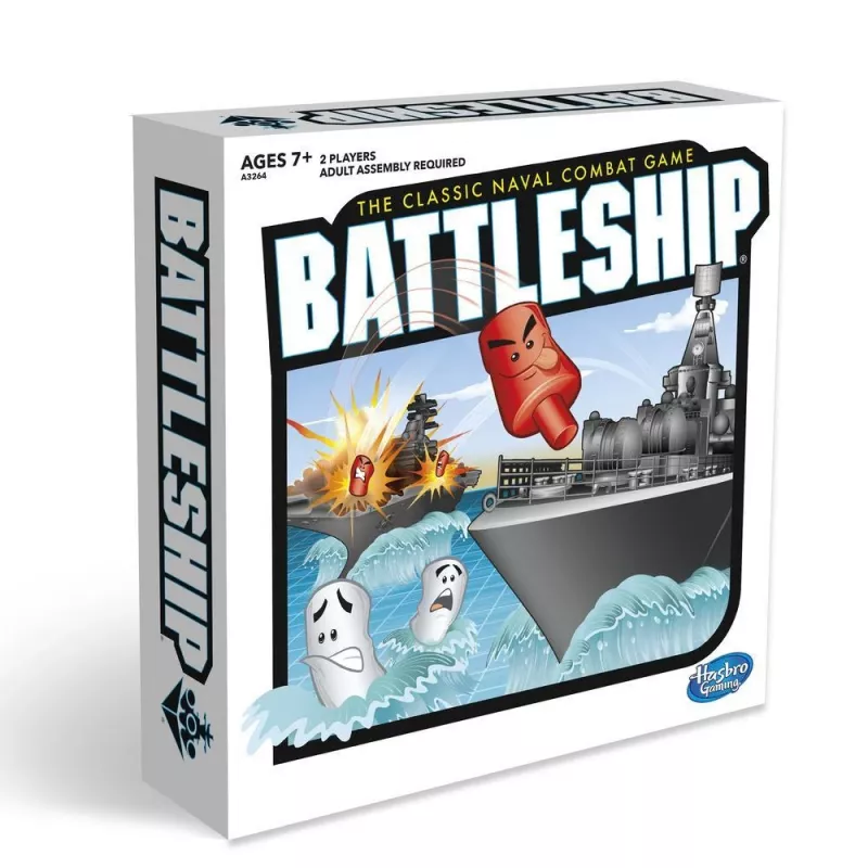 Brettspiel HASBRO Battleship Strategie – Tischstrategiespiel, empfohlen ab 7 Jahren