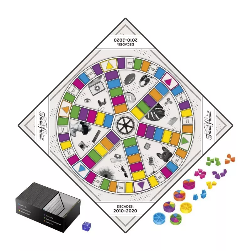 Hasbro Gaming Trivial Pursuit Jahrzehnte 2010 bis 2020 Brettspiel Trivia