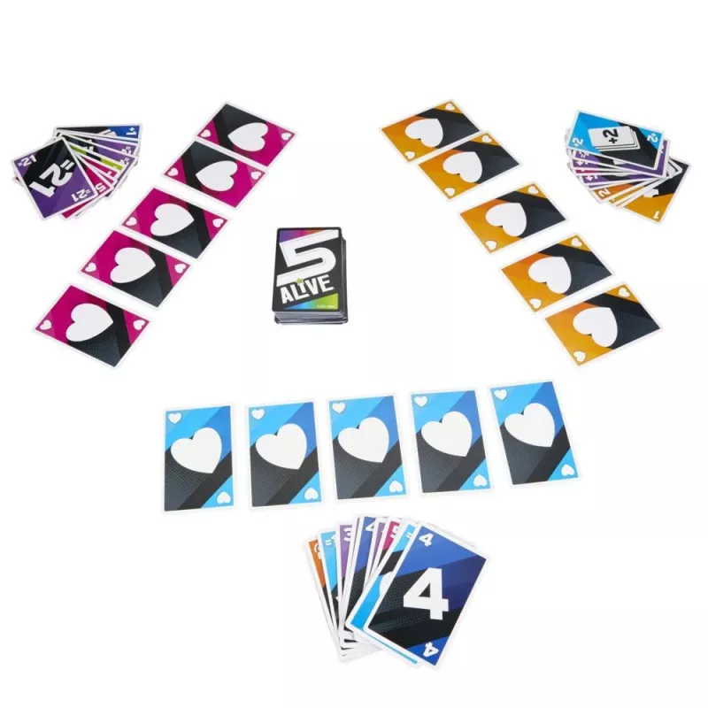 Hasbro Gaming F4205 5 Alive Kartenspiel Sammlerstück