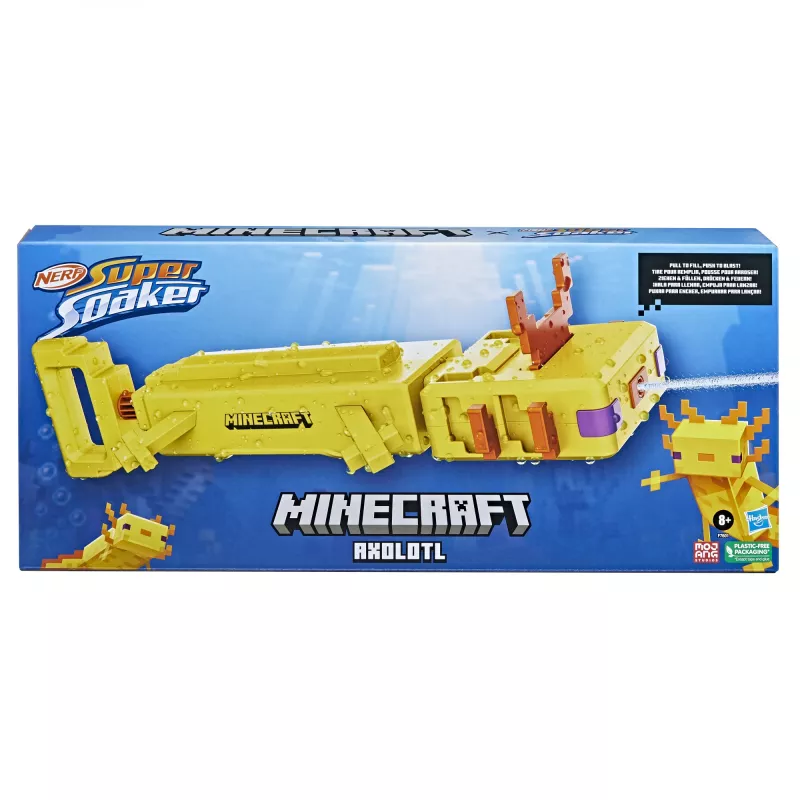 Hasbro Axolotl, Wasserspritzpistole, Orange, Weiß, Gelb, 8 Jahr(e), 1 Stück