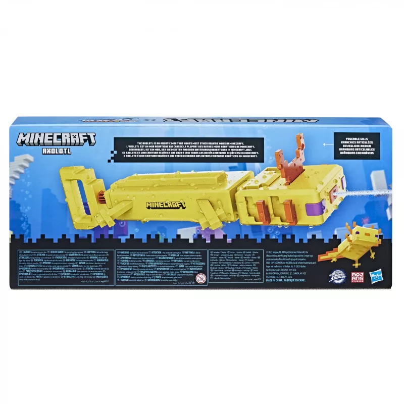 Hasbro Axolotl, Wasserspritzpistole, Orange, Weiß, Gelb, 8 Jahr(e), 1 Stück