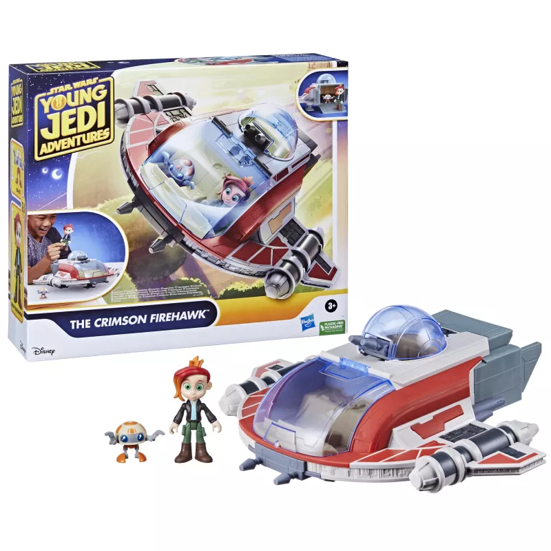 Star Wars The Crimson Firehawk Schiff & Action-Figuren, Spielzeug, Vorschulspielzeug (17 Zoll)