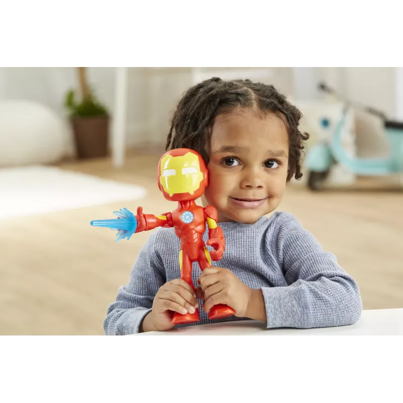 Marvel Spidey und seine Super-Freunde – Übergroße Iron Man-Figur, 3 Jahr(e), Marvel, Rot, Gelb