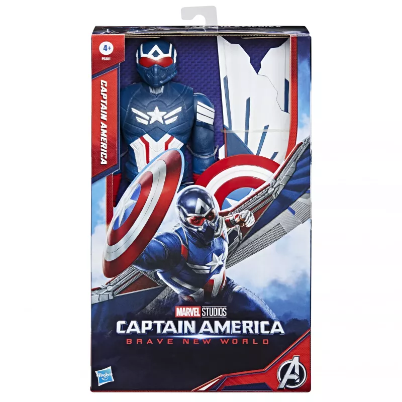 Actionfigur AVENGERS Captain America Deluxe Movie Titan Figur 30 cm — 30 cm große Sammlerfigur