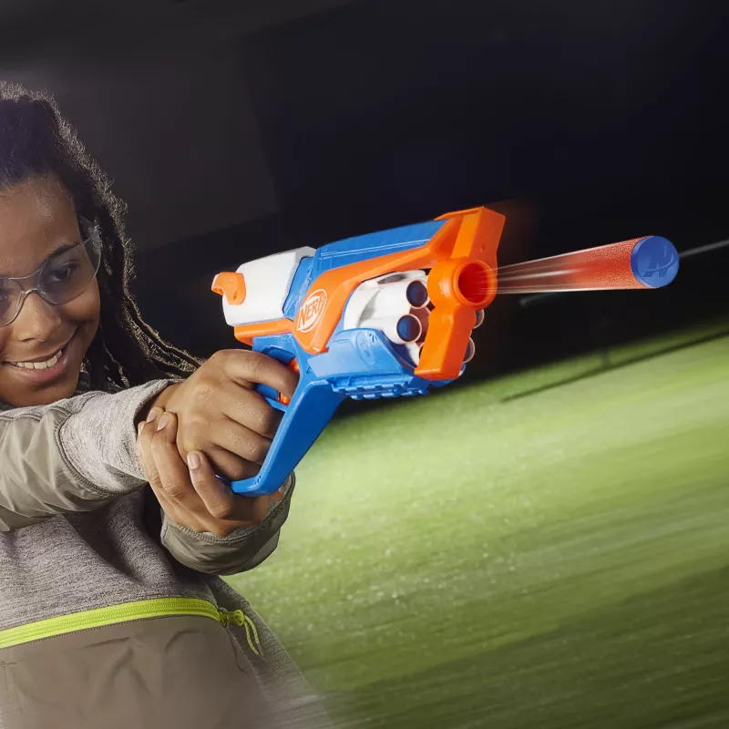 Spielzeugblaster NERF N Series Agility Blau Orange Weiß 8 Jahre