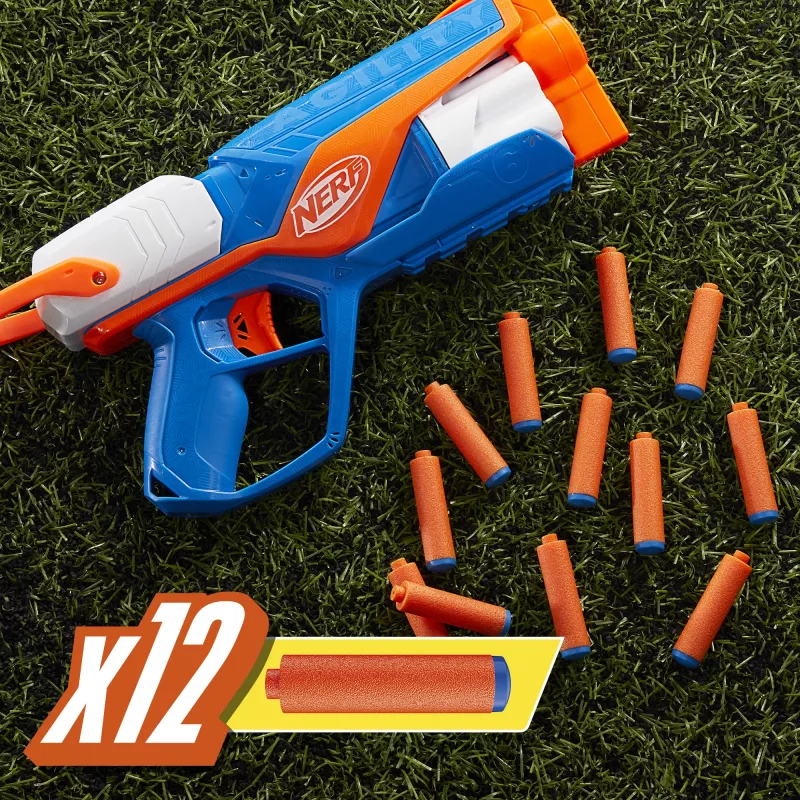 Spielzeugblaster NERF N Series Agility Blau Orange Weiß 8 Jahre