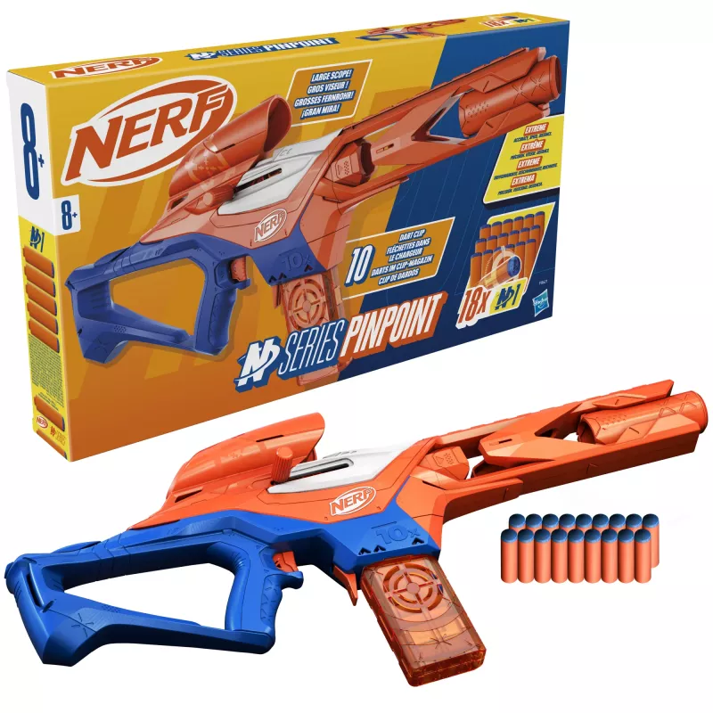 Spielzeugblaster NERF Nerf N Series Pinpoint Blau Orange 8+