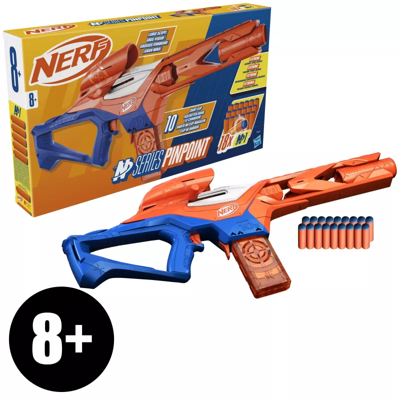 Spielzeugblaster NERF Nerf N Series Pinpoint Blau Orange 8+