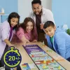 Monopoly Knockout Familienspiel, schnelle Brettspiele für Alter 8+, 2–8 Spieler, 20 Min.