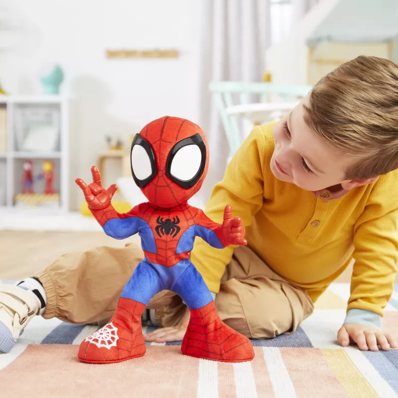 Marvel Spidey and His Amazing Friends Dance 'N Crawl Spidey, interaktives Plüschtier mit Musik und Geräuschen