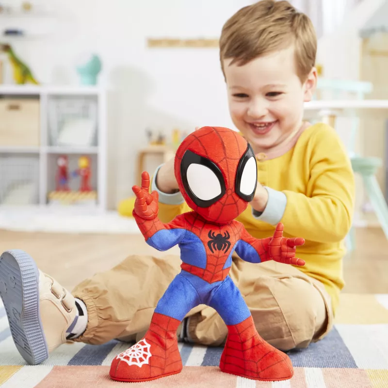 Marvel Spidey and His Amazing Friends Dance 'N Crawl Spidey, interaktives Plüschtier mit Musik und Geräuschen
