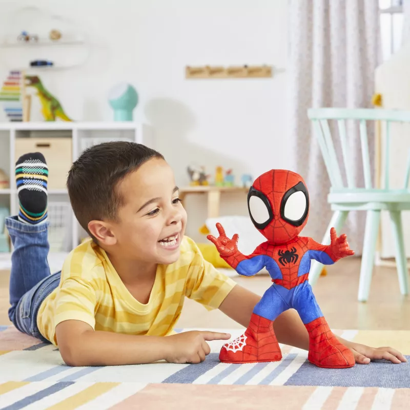 Marvel Spidey and His Amazing Friends Dance 'N Crawl Spidey, interaktives Plüschtier mit Musik und Geräuschen