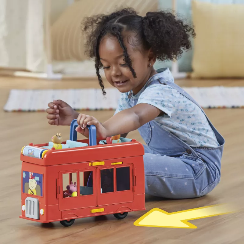 Peppa Pig 2-in-1 Party Bus, Action/Abenteuer, 3 Jahr(e), Mehrfarbig, Kunststoff