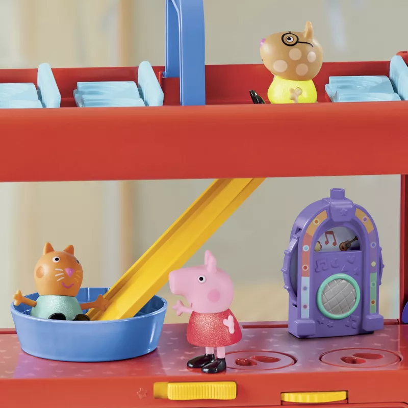 Peppa Pig 2-in-1 Party Bus, Action/Abenteuer, 3 Jahr(e), Mehrfarbig, Kunststoff