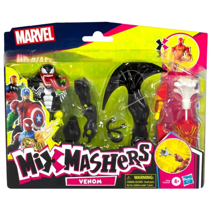 Marvel MixMashers Spider-Man Venom Mix-&-Match, 4 Jahr(e), Mehrfarbig