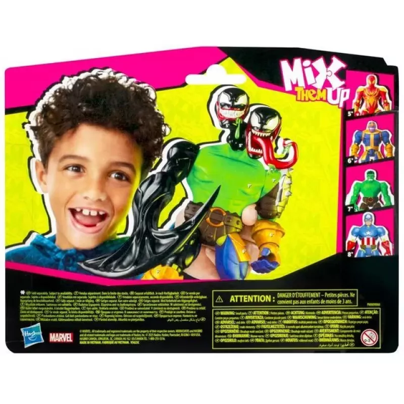 Marvel MixMashers Spider-Man Venom Mix-&-Match, 4 Jahr(e), Mehrfarbig