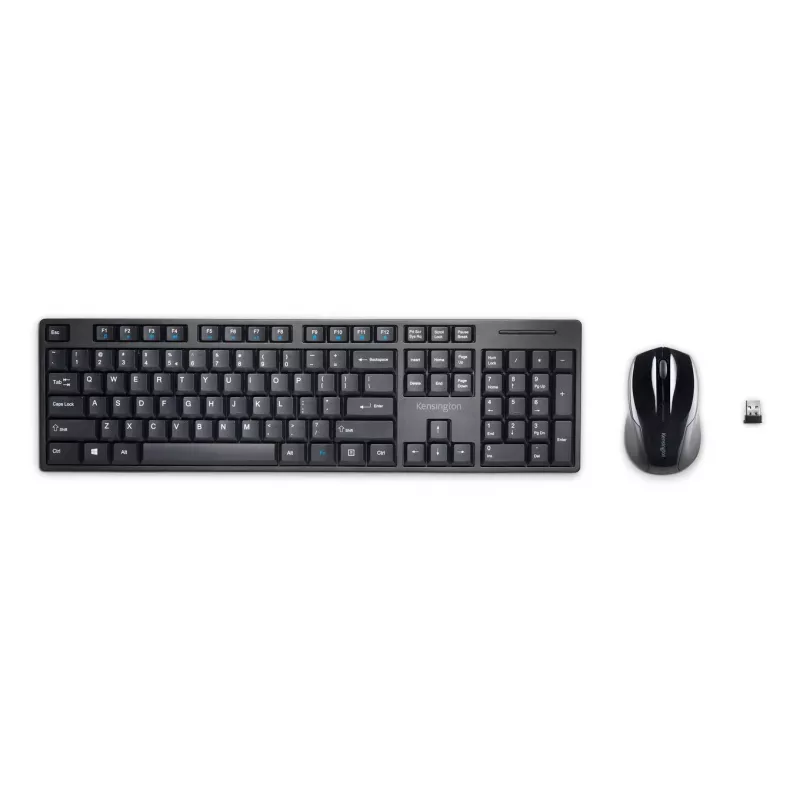Kensington Pro Fit Tastatur Maus enthalten Büro RF Wireless QWERTY Italienisch Schwarz