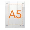 Nobo Premium Plus A5 Klarer Acryl-Wandposterrahmen