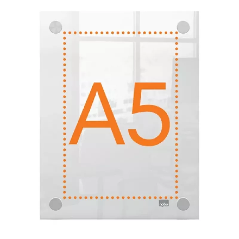 Nobo Premium Plus A5 Klarer Acryl-Wandposterrahmen