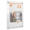 Nobo Premium Plus A4 klare Acryl-Wandhalterung für austauschbare Posterrahmen