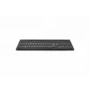 Kensington Tastatur AdvanceFit Wireless Schwarz Belgien, Full-size (100%), Kabellos, RF Wireless, AZERTY, Schwarz
