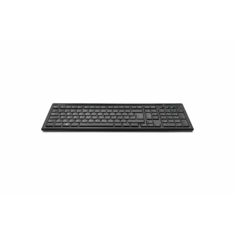 Kensington Tastatur AdvanceFit Wireless Schwarz Belgien, Full-size (100%), Kabellos, RF Wireless, AZERTY, Schwarz
