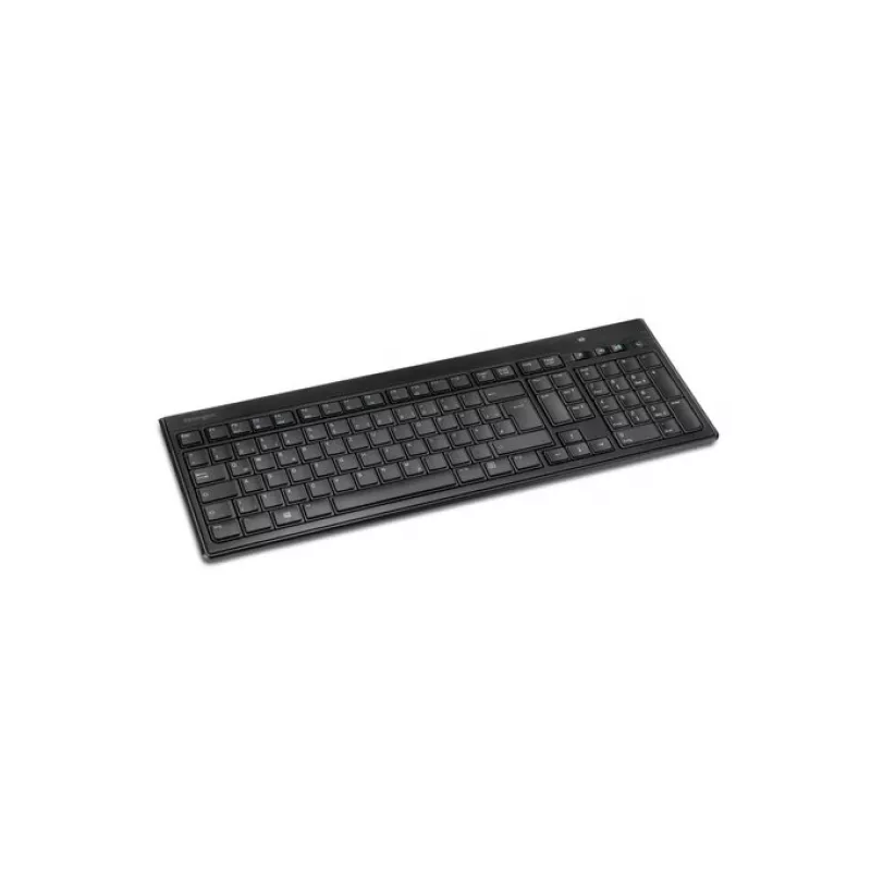 Kensington Tastatur AdvanceFit Wireless Schwarz Belgien, Full-size (100%), Kabellos, RF Wireless, AZERTY, Schwarz