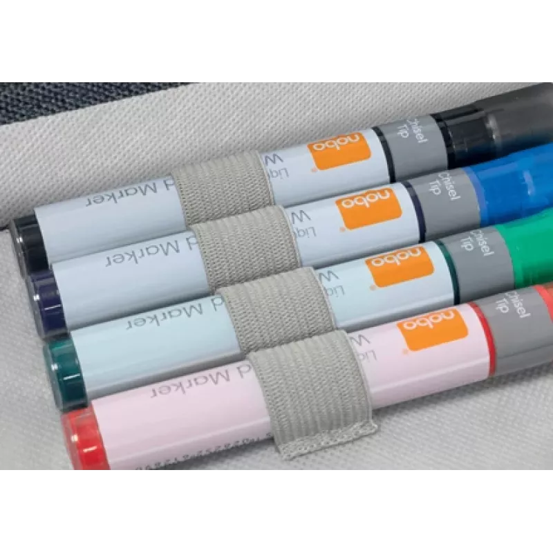 Nobo Whiteboard Zubehör-Set Tasche, Zubehör-Set, Mehrfarbig, 200 mm, 355 mm, 230 mm, Tasche