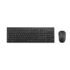 Kensington K75562BE, Kabellos, RF Wireless, Membran, AZERTY, Schwarz, Maus enthalten