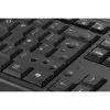 Kensington K75560BE, Kabellos, RF Wireless + Bluetooth, Membran, AZERTY, Schwarz, Maus inbegriffen