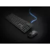Kensington K75560BE, Kabellos, RF Wireless + Bluetooth, Membran, AZERTY, Schwarz, Maus inbegriffen