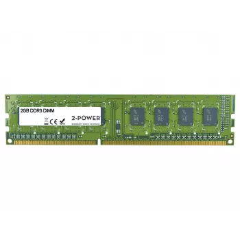 2-Power 2GB MultiSpeed 1066/1333/1600 MHz DIMM-Speicher, 2 GB, 1 x 2 GB, DDR3, 1600 MHz, 240-polig DIMM, Grün