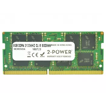 2-Power 8 GB DDR4 2133 MHz CL15 SoDIMM Speicher, 8 GB, 1 x 8 GB, DDR4, 2133 MHz, 260-Pin SO-DIMM, Grün