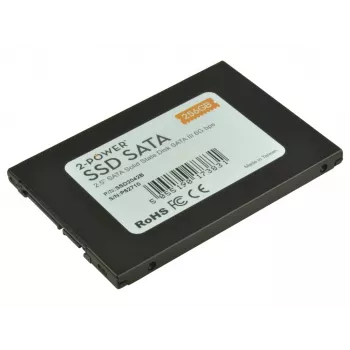 2-Power 256GB SSD 2.5 SATA 6Gbps 7mm, 256 GB, 2,5 Zoll, 6 Gbit/s