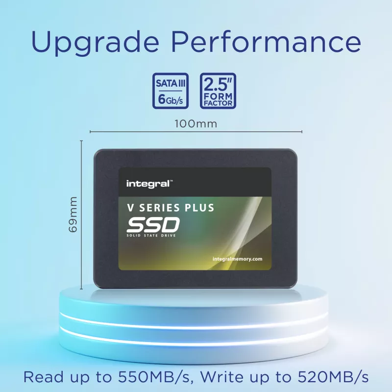 Integral 512GB SSD 2,5 Zoll SATA 3 R-550MB/s W-520MB/s TBW 150 V SERIES 2 PLUS