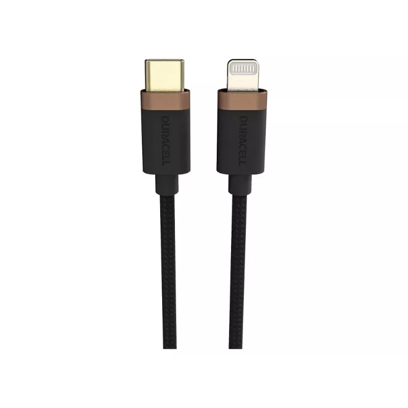 Duracell USB9022A Lightning-Kabel Schwarz