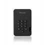 iStorage diskAshur² SSD 128GB Schwarz | Sichere tragbare Solid-State-Festplatte | AES-XTS 256-Bit-Hardwareverschlüsselung | PIN-geschützt | Betriebssystem- und plattformunabhängig | TAA-konform | Schutz vor Brute-Force-Angriffen | Staub-/wasserbeständig