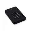 iStorage diskAshur² SSD 128GB Schwarz | Sichere tragbare Solid-State-Festplatte | AES-XTS 256-Bit-Hardwareverschlüsselung | PIN-geschützt | Betriebssystem- und plattformunabhängig | TAA-konform | Schutz vor Brute-Force-Angriffen | Staub-/wasserbeständig