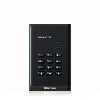 iStorage diskAshur PRO3 SSD 256-Bit 2 TB FIPS 140-3 Level 3, 2 TB, 2,5 Zoll, USB Typ-A / USB Typ-C, 3.2 Gen 1 (3.1 Gen 1), 448 MB/s, Schwarz