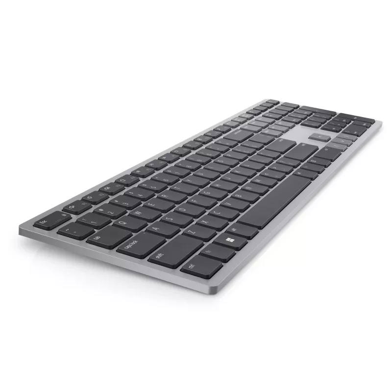 DELL Pro Plus Tastatur – KB700 – Belgisch (AZERTY), Full-Size (100%), Kabellos, RF Wireless + Bluetooth, AZERTY, Grau