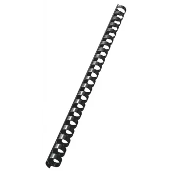 Leitz Kunststoff-Bindekämme, 14 mm, Schwarz, 100 Stück (37580)
